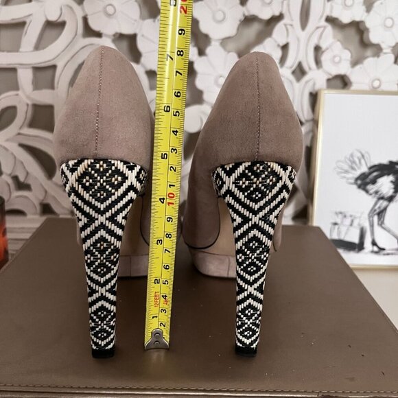 Zara beige tan nude platform heels - Picture 8 of 8